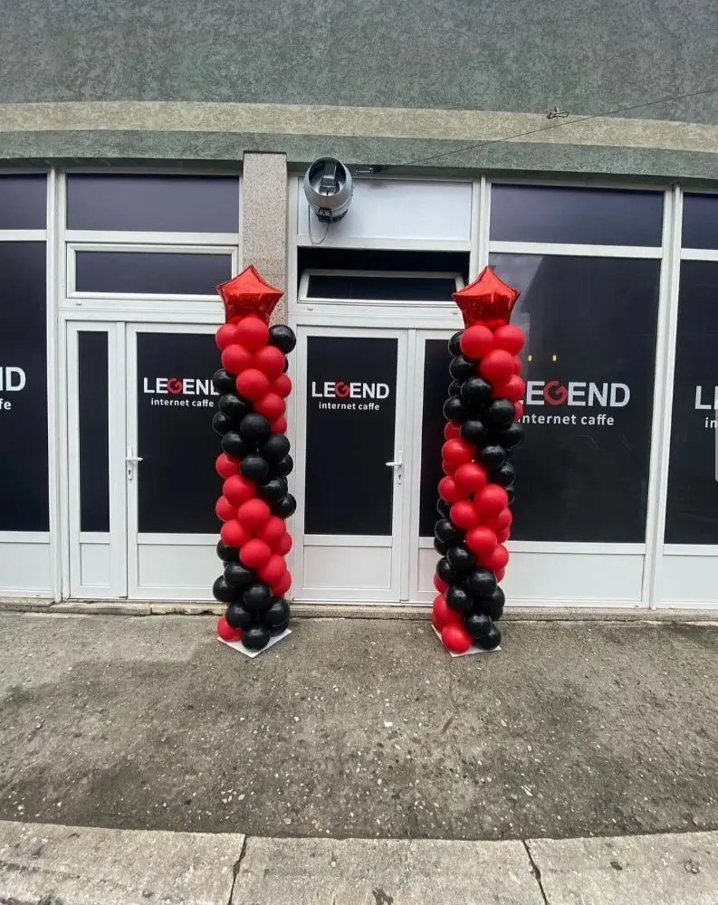 basic example of decoration for a grand opening